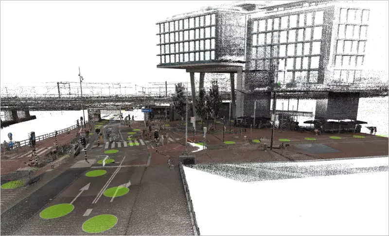 Modelado BIM de infraestructura vial urbana a partir de nube de puntos